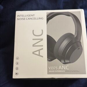 Black ANC Noise Cancelling Headphones